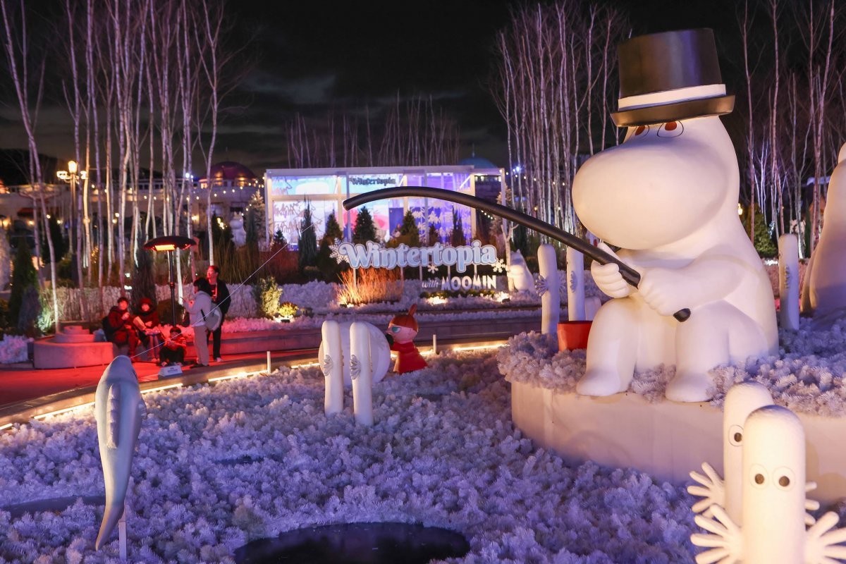 에버랜드  ‘노르딕포레스트’의 야경                               사진제공｜에버랜드