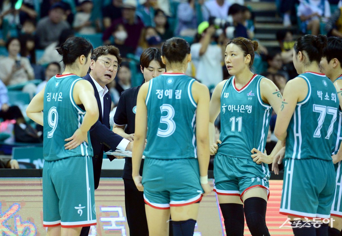 하나은행 선수들. 스포츠동아 DB