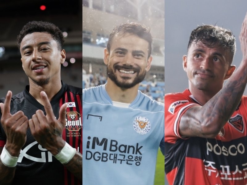 서울 린가드, 대구 세징야, 포항 완델손(왼쪽부터)은 각 팀의 주장으로 새로 임명됐다. 이들의 각기 다른 리더십이 어떤 결과로 이어질지 궁금하다. 사진제공｜한국프로축구연맹