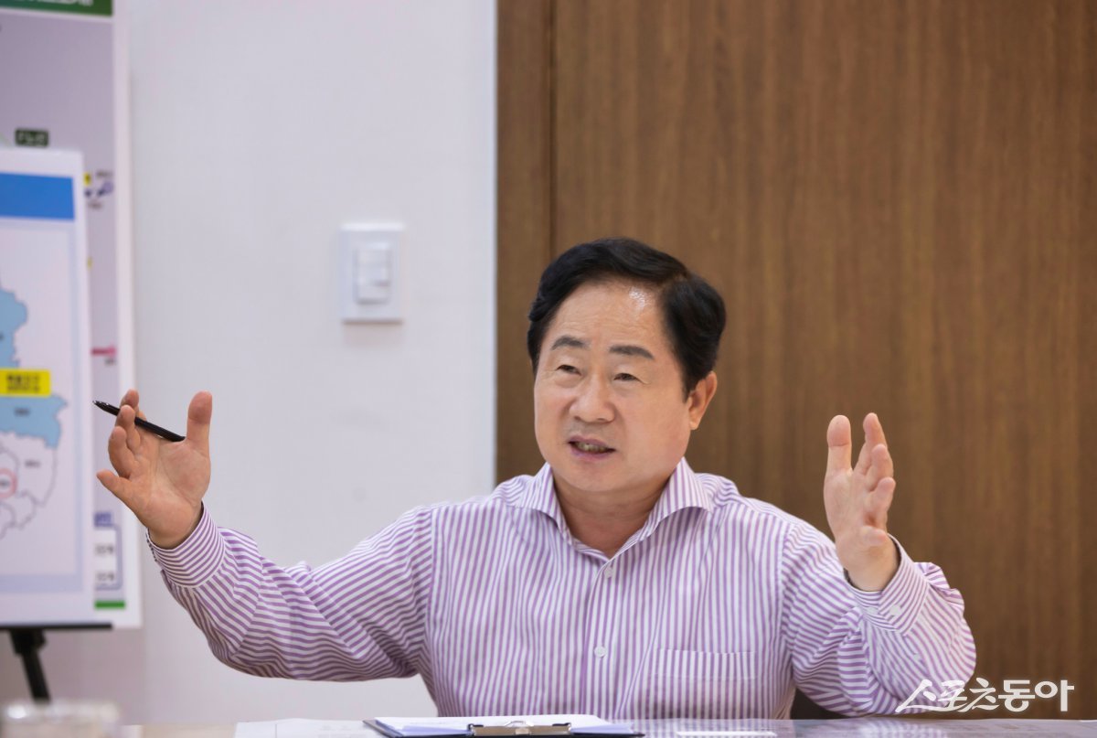 주광덕 남양주시장. 사진제공ㅣ남양주시