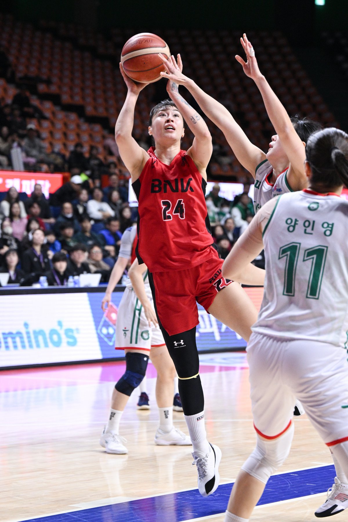 BNK 김소니아. 사진제공｜WKBL