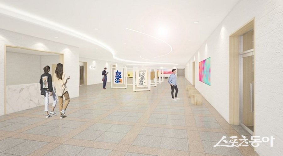 인천문화예술회관 전시실 조감도. 사진제공｜인천시청