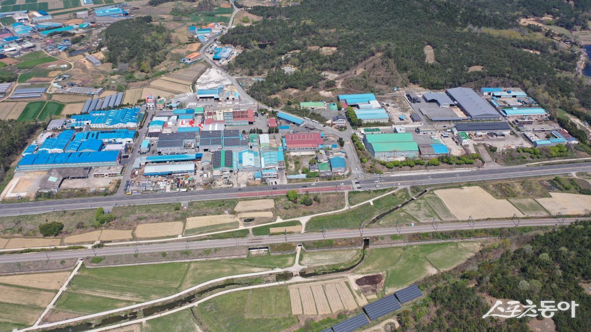 농공단지- 함평 학교면. 사진제공=전남도