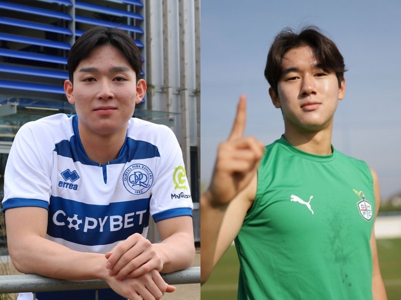 선수등록 규정을 엄격히 적용하는 EPL이지만, 21세 이하 어린 선수들에게는 문턱을 낮췄다. 토트넘 이적 직후 QPR로 단기 임대된 양민혁(왼쪽)과 브라이턴 입성을 앞둔 윤도영 등이 대표적이다. 사진출처|QPR 홈페이지·한국프로축구연맹