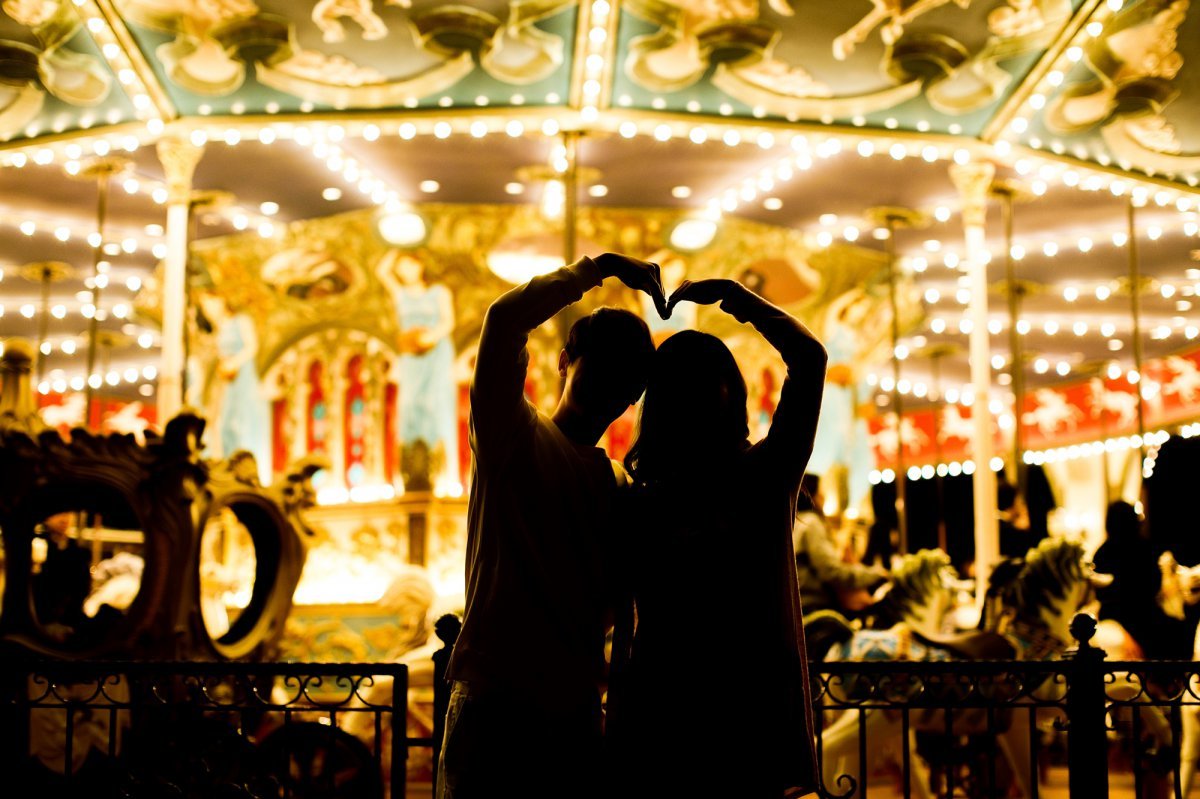 에버랜드 로얄 쥬빌리 캐로셀(회전목마) 커플 사진제공|에버랜드