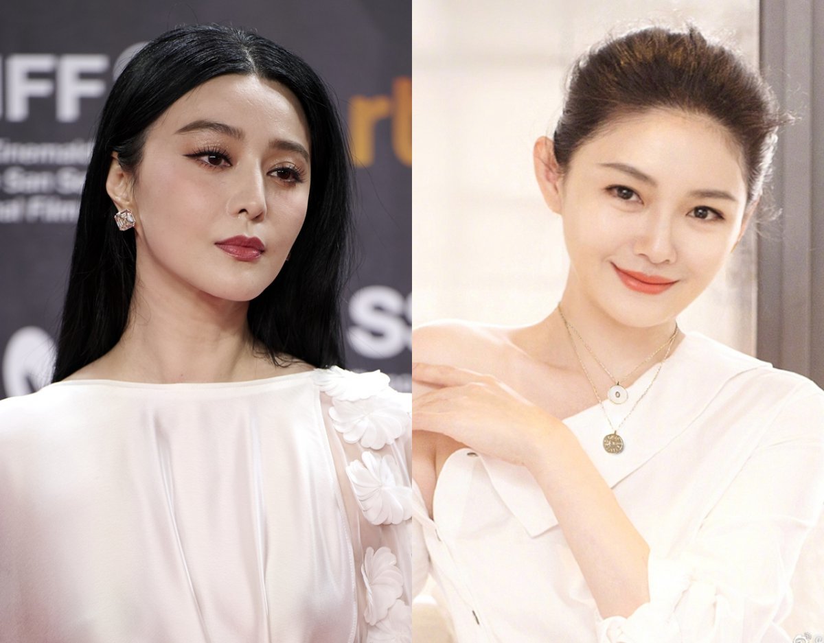 판빙빙(왼쪽)·서희원. 사진=게티이미지코리아, 웨이보