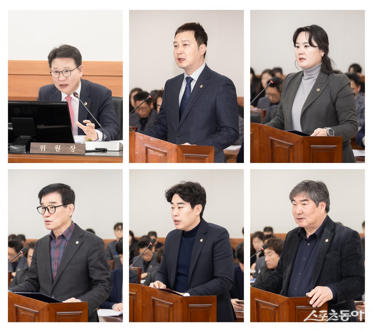 (좌측부터 1열)박경원 위원장, 이진환 의원, 이수련 의원좌측부터 2열 : 이상기의원, 김상수 의원, 김지훈(국) 의원. 사진제공ㅣ남양주시의회