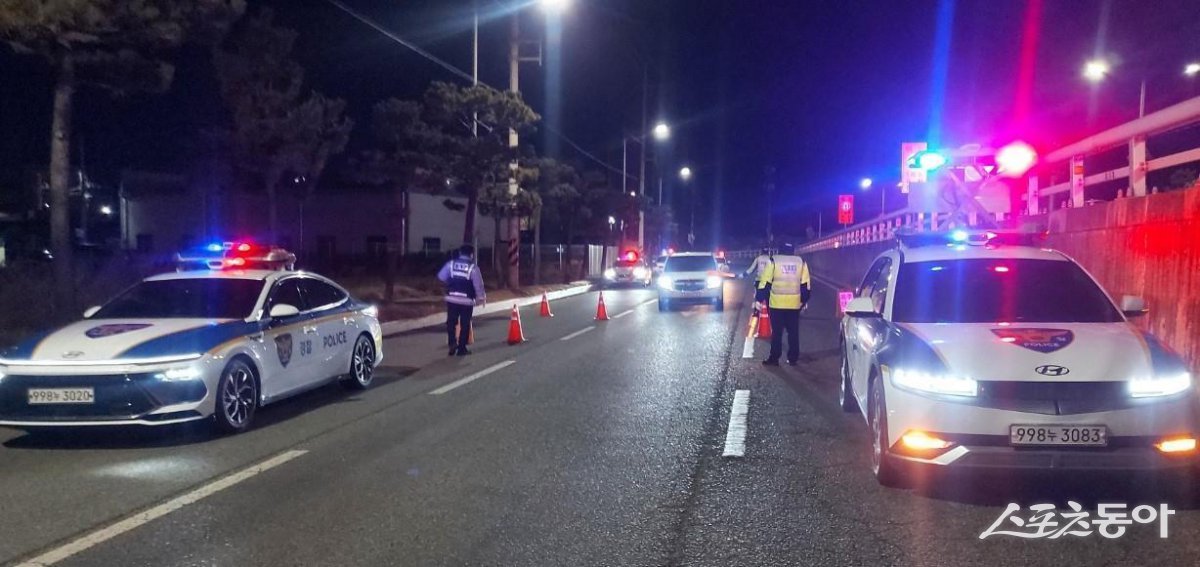 경북경찰청이 음주운전을 집중 단속하고 있다. 사진제공｜경북경찰청