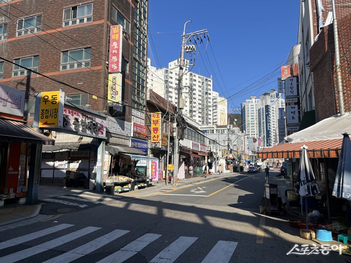 해운대구 수비벡스코 골목형상점가. (사진제공=해운대구)