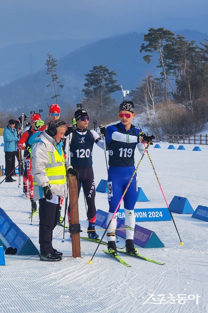 동계체전에 출전한 정민성 선수. 사진제공=무주군