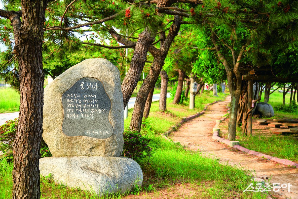 한승원 문학산책로. 사진제공=장흥군