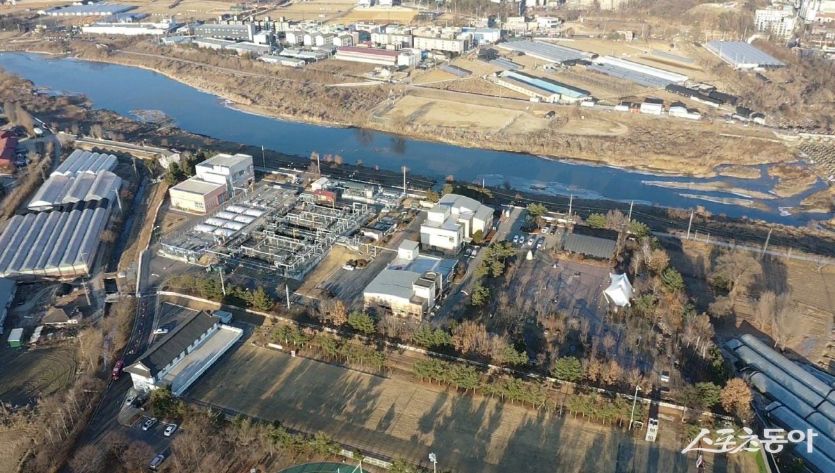 벽제수질복원센터 전경. 사진제공ㅣ고양시