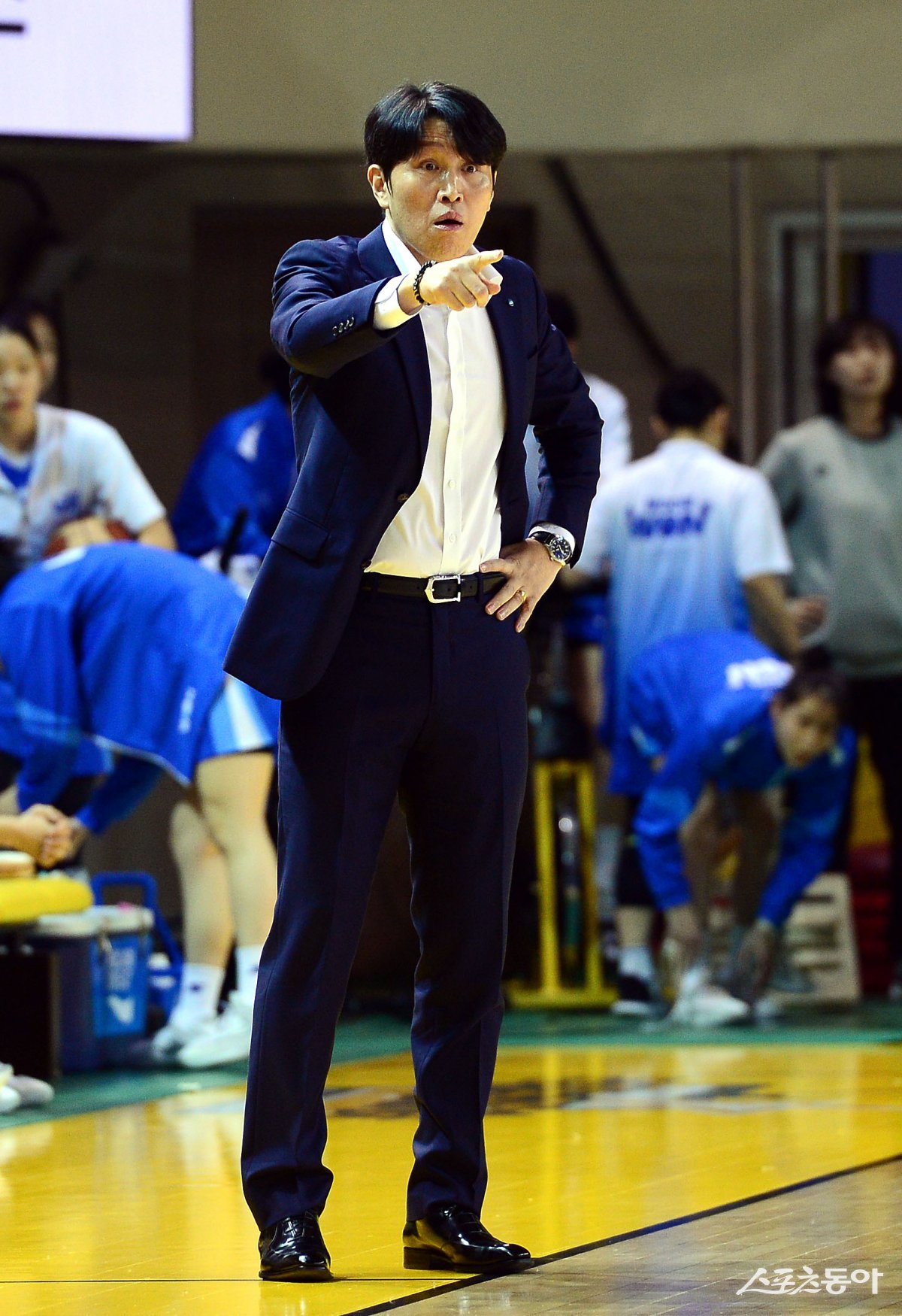 아산 우리은행 위성우 감독. 청주|김민성 기자 marineboy@donga.com