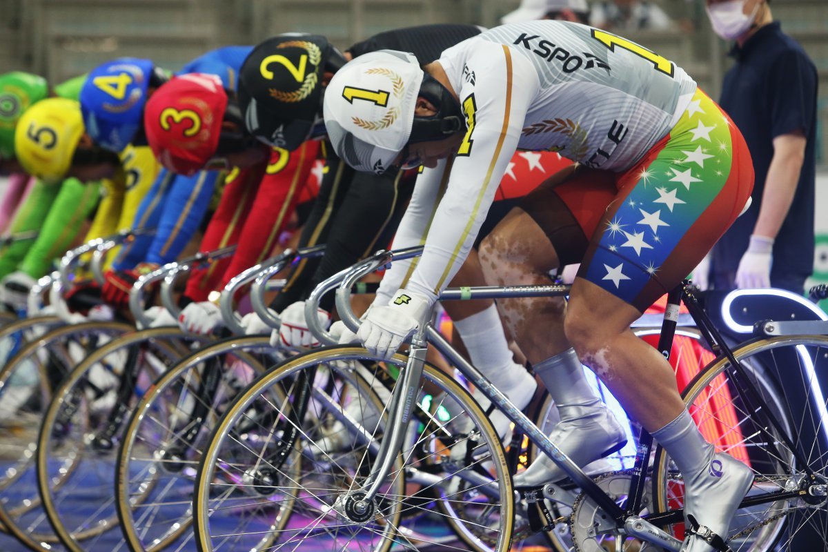 광명스피돔에서 임채빈을 비롯한 특선급 선수들이 경주 시작을 앞두고 있다     사진제공｜국민체육진흥공단