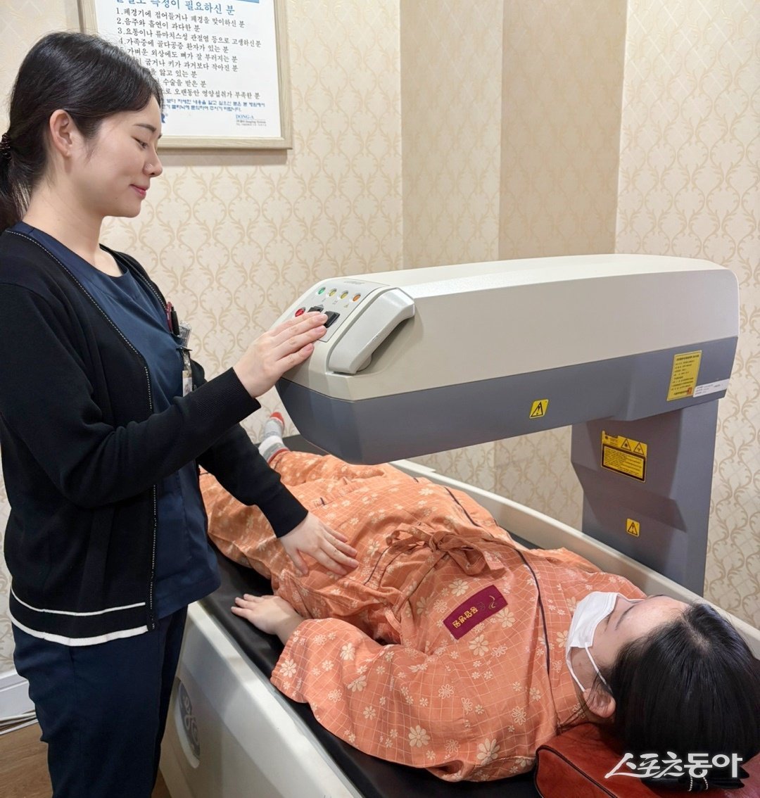 부산 온종합병원 종합건강검진센터 검진 모습. (사진제공=온종합병원)