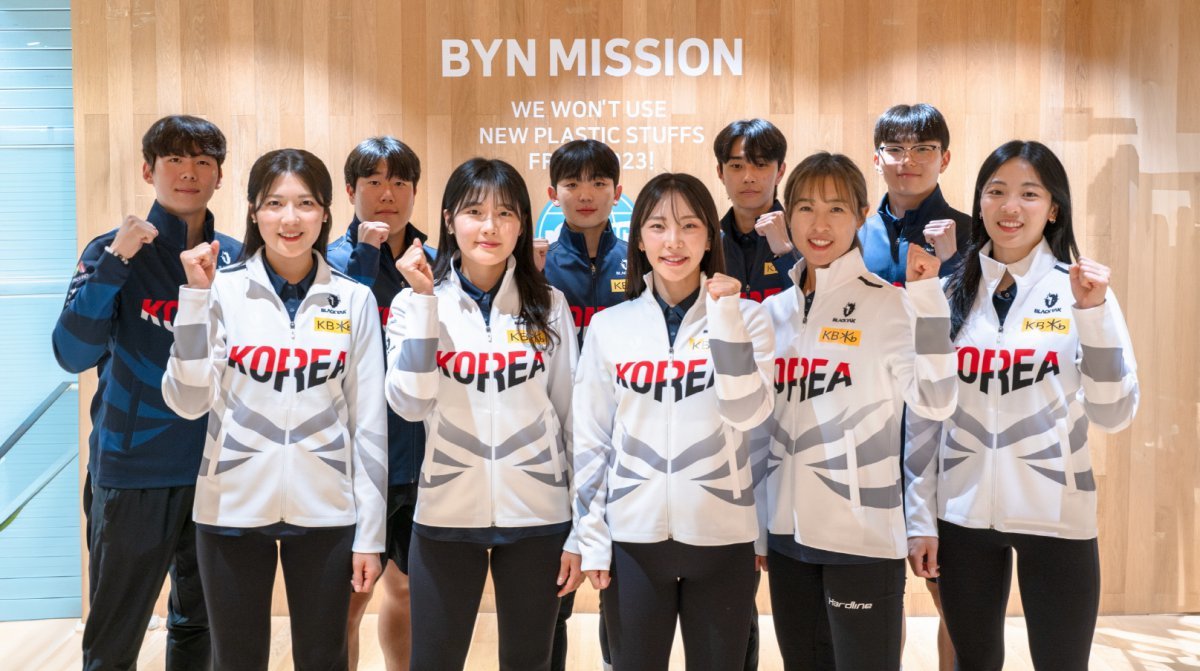 BYN블랙야크그룹 후원 컬링 국가대표팀 (사진제공 | BYN블랙야크그룹)