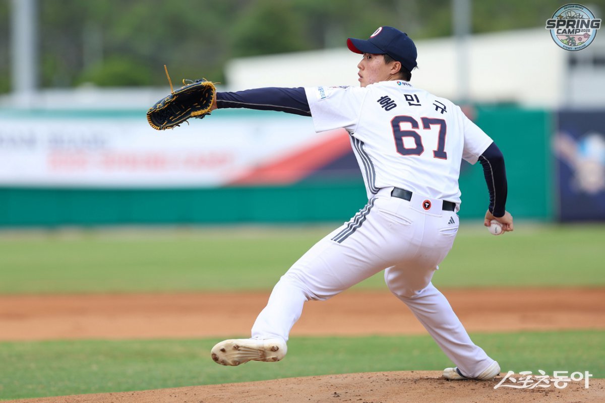 두산 신인 투수 홍민규. 사진제공|두산 베어스