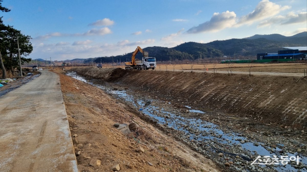 보성군이 재해예방사업 공사 현장. 사진제공=보성군