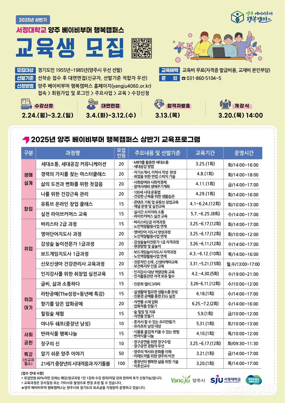 포스터. 사진제공ㅣ양주시