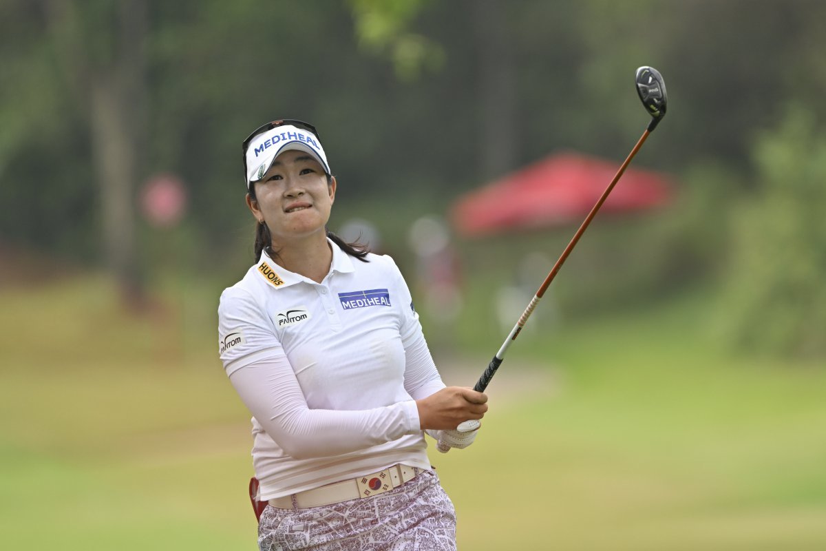 혼다 LPGA 타일랜드 4라운드 7번 홀에서 플레이하고 있는 김아림.  파타야(태국)  | AP뉴시스