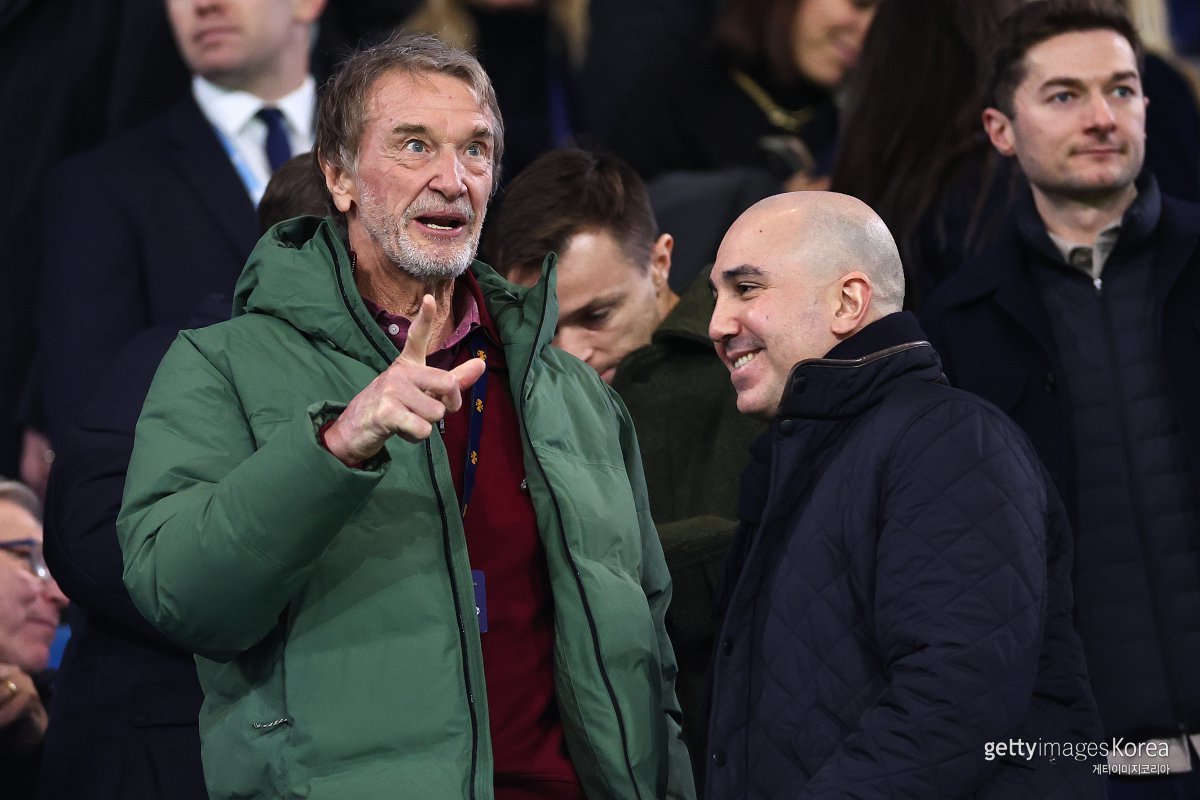 제임스 래트클리프 맨체스터 유나이티드 구단주-오마르 베라다 맨체스터 유나이티드 사장. 사진=게티이미지코리아