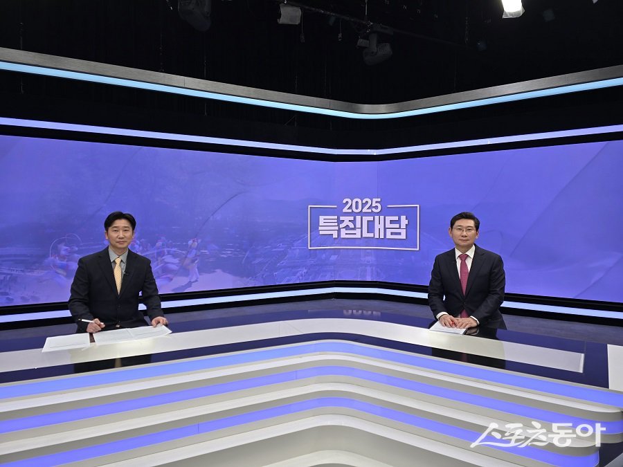 이상일 용인특례시장이 지난 24일 ‘Btv뉴스 특집대담’에 출연해 올해 시정 방향을 밝혔다. 사진제공｜용인시청