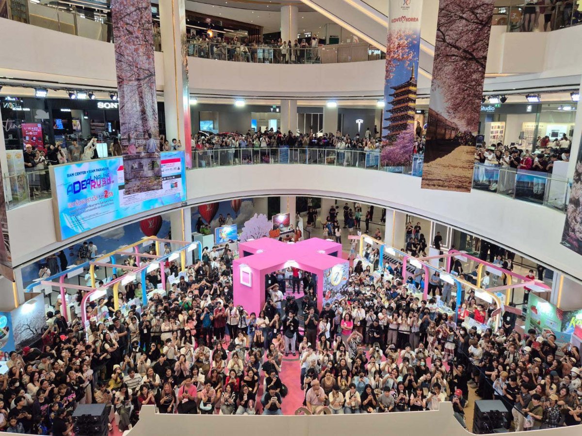 방콕 시암파라곤에서 열린 한국 관광 홍보 행사 ‘러브 코리아’ 현장 사진제공|한국관광공사