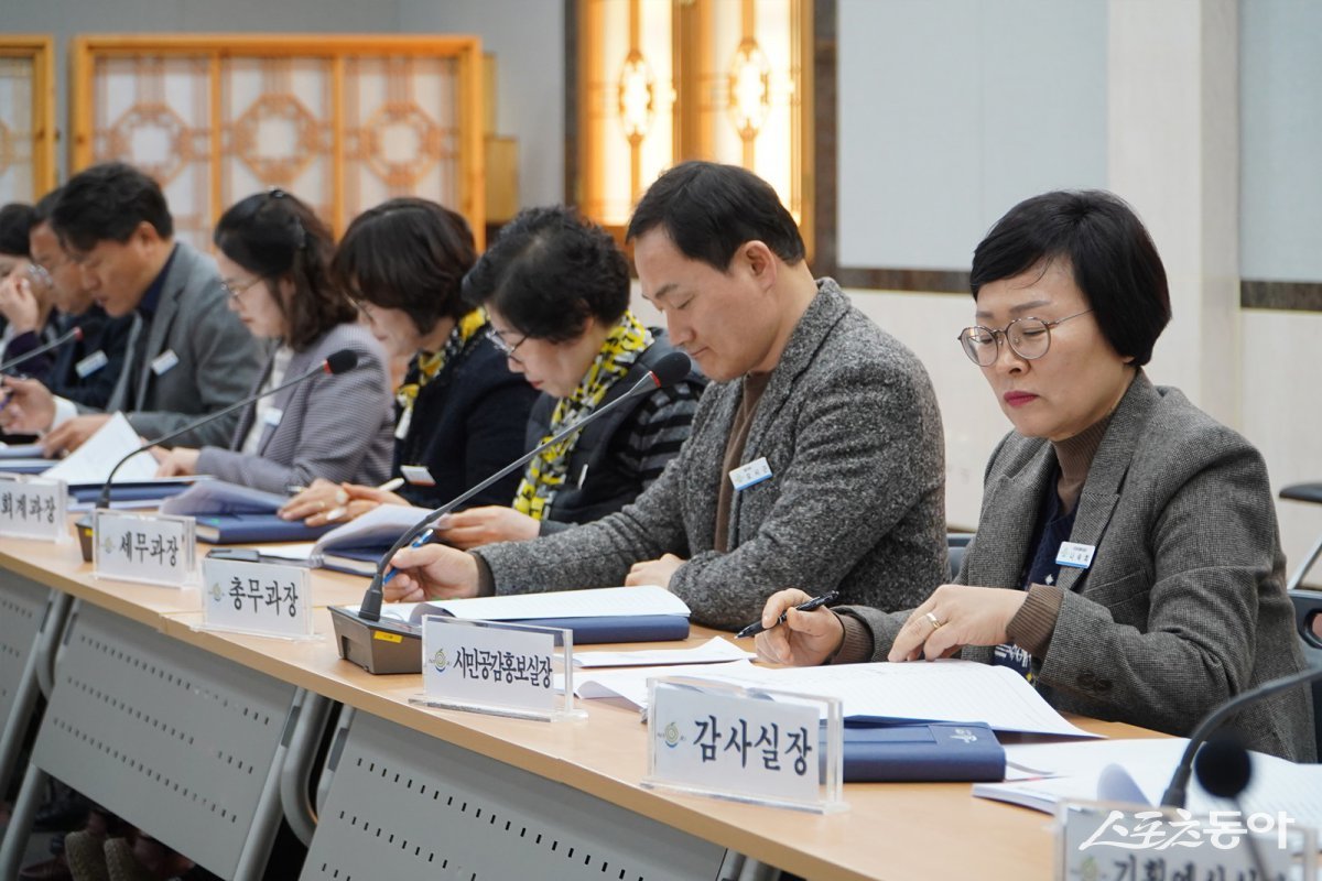 지난 26일 2025년 1분기 신속집행 추진상황 보고회. 사진제공=나주시