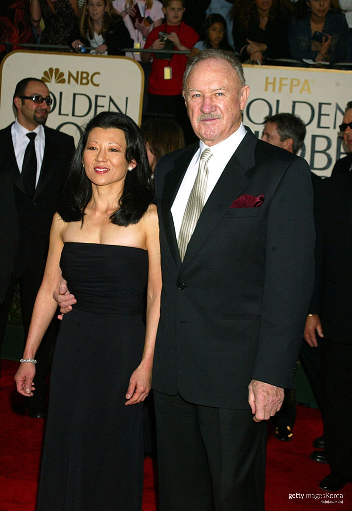 진 해크먼과 아내 벳시 아라카와, 사진=게티이미지코리아