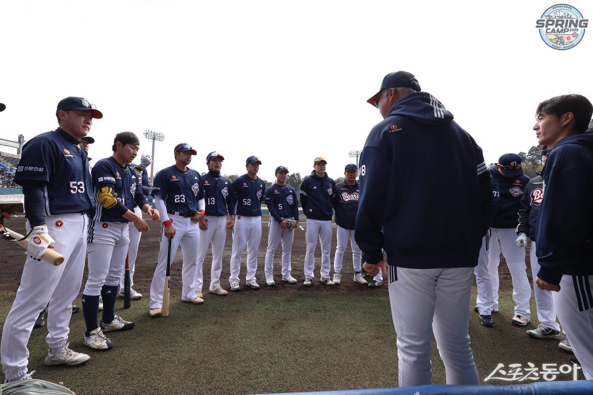 두산 베어스 타자들. 사진제공｜두산 베어스