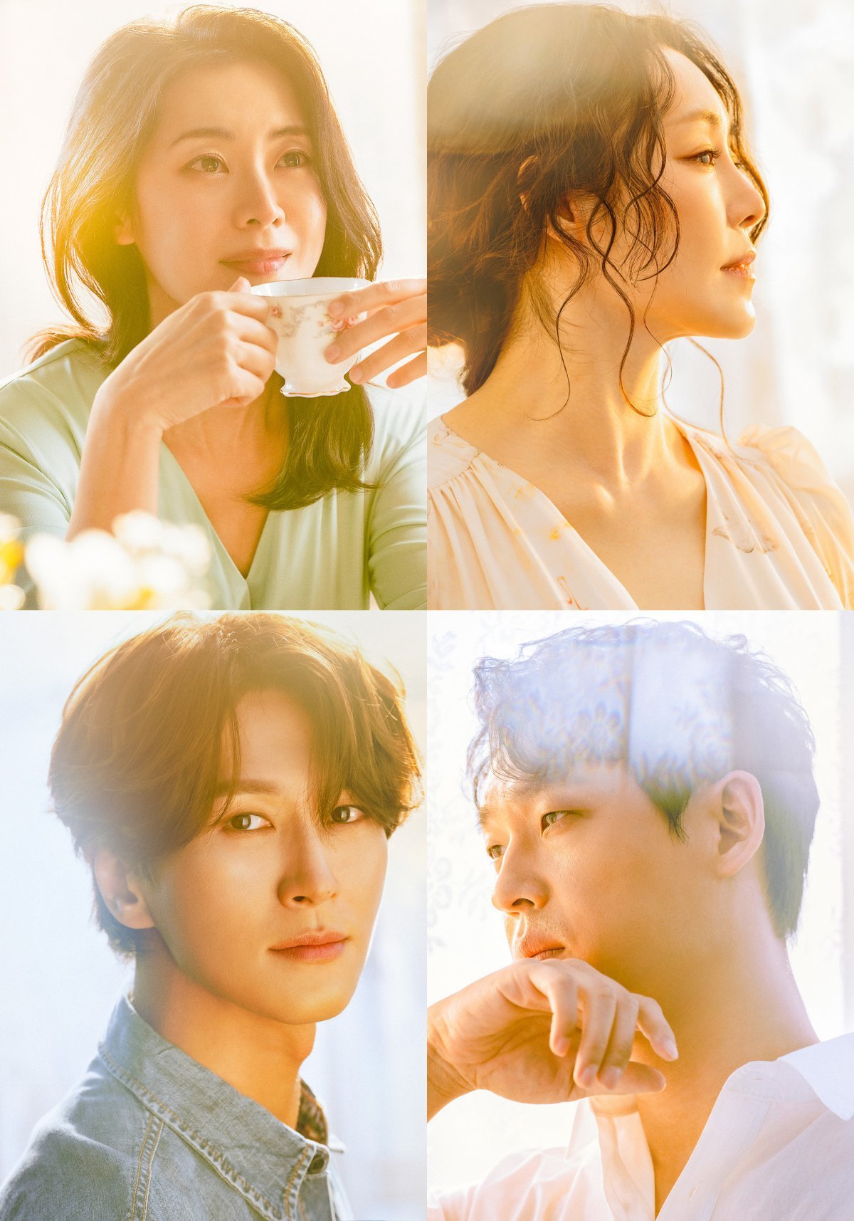 (왼쪽 위부터 시계방향) ‘프란체스카’ 역 조정은, 차지연, ‘로버트 킨케이드’ 역 박은태, 최재림. | 제공 ㈜쇼노트