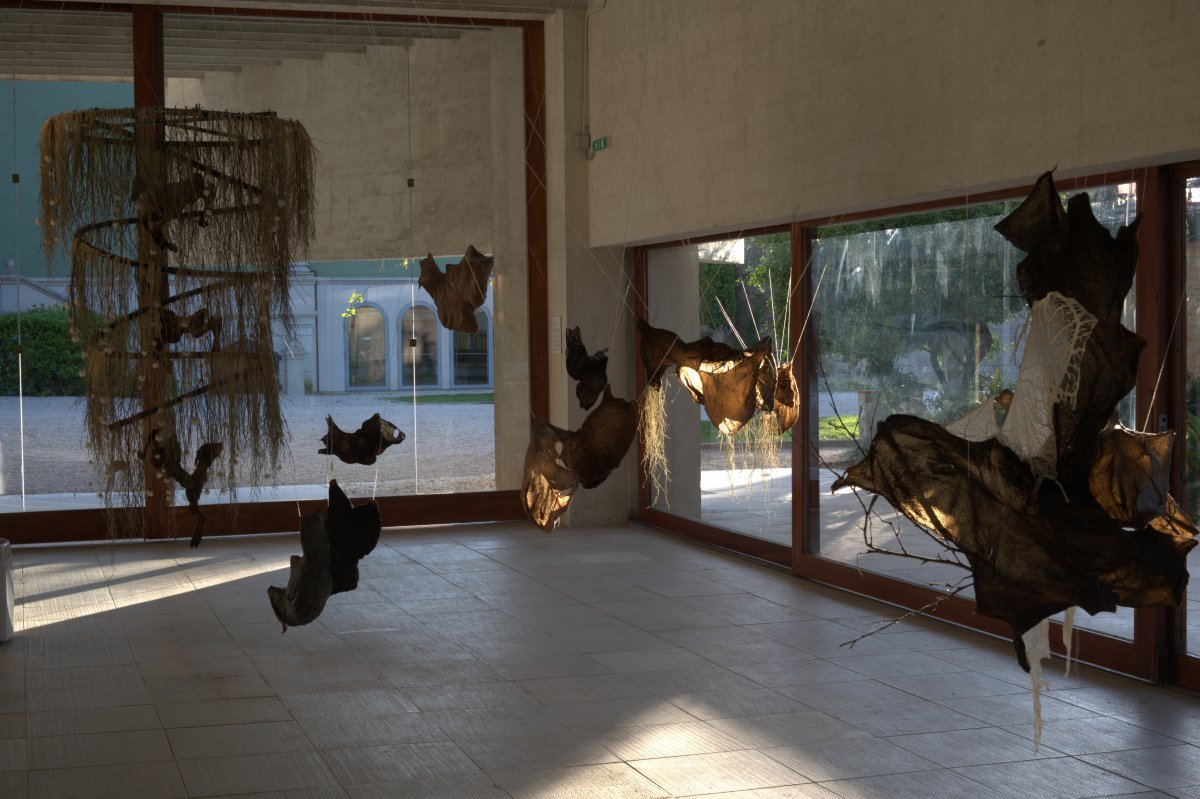 제 59회 베니스 비엔날레 사미 파빌리온 전시 전경.  사진 출처: Photo Michael Miller OCA