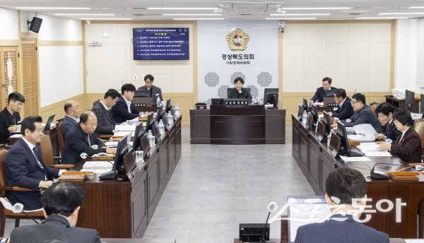 경북도의회 기획경제위원회(위원장 이선희) 회의 모습. 사진제공 ㅣ 경북도의회