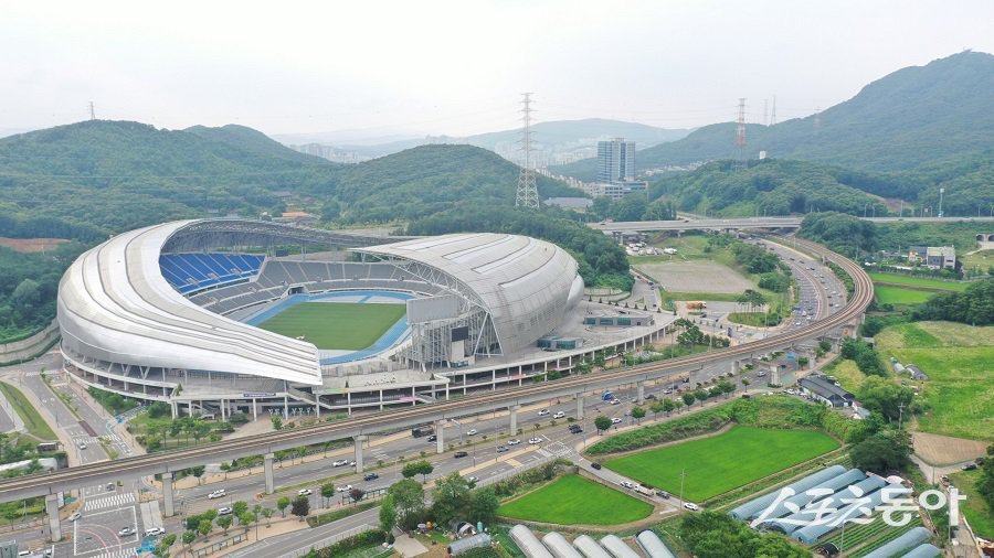 용인미르스타디움 전경. 사진제공｜용인시청