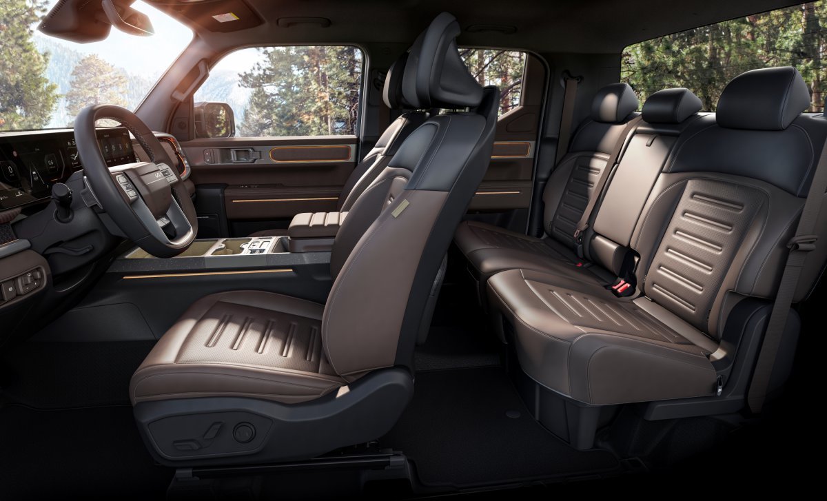 ‘더 기아 타스만’ 1, 2열 공간. 사진제공 |기아