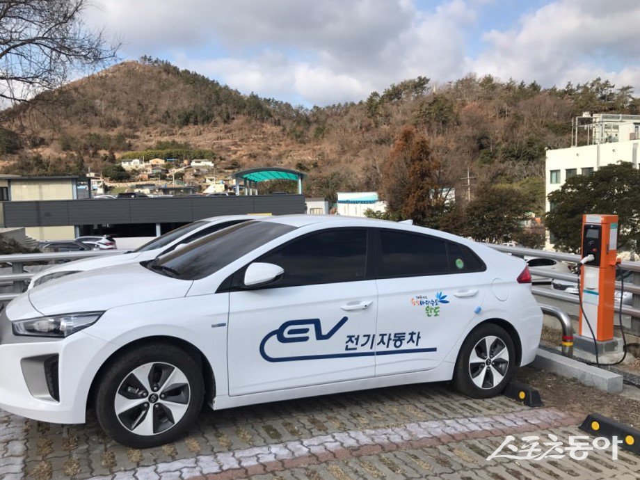 완도군 관내 전기차. 사진제공=완도군