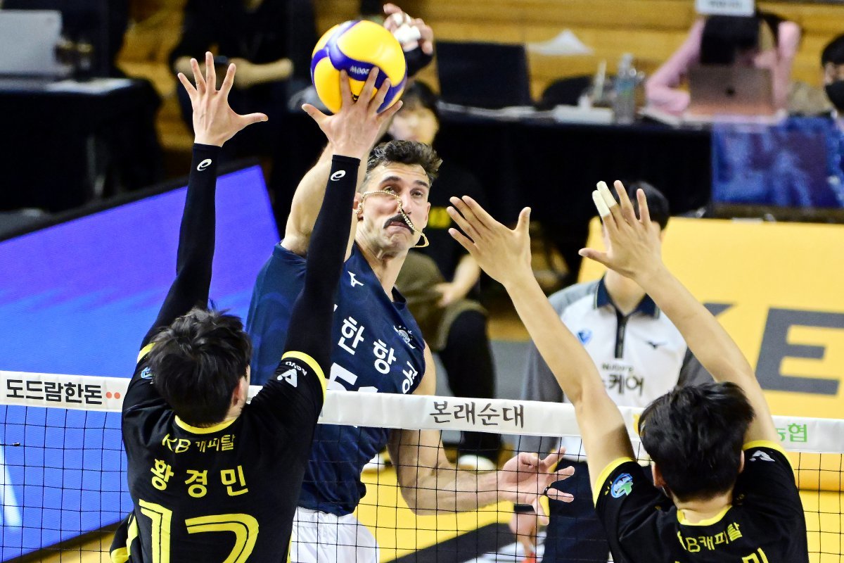 KB손해보험과 대한항공이 26일 의정부 경민대 기념관에서 V리그 남자부 PO 1차전을 치른다. 사진제공|KOVO