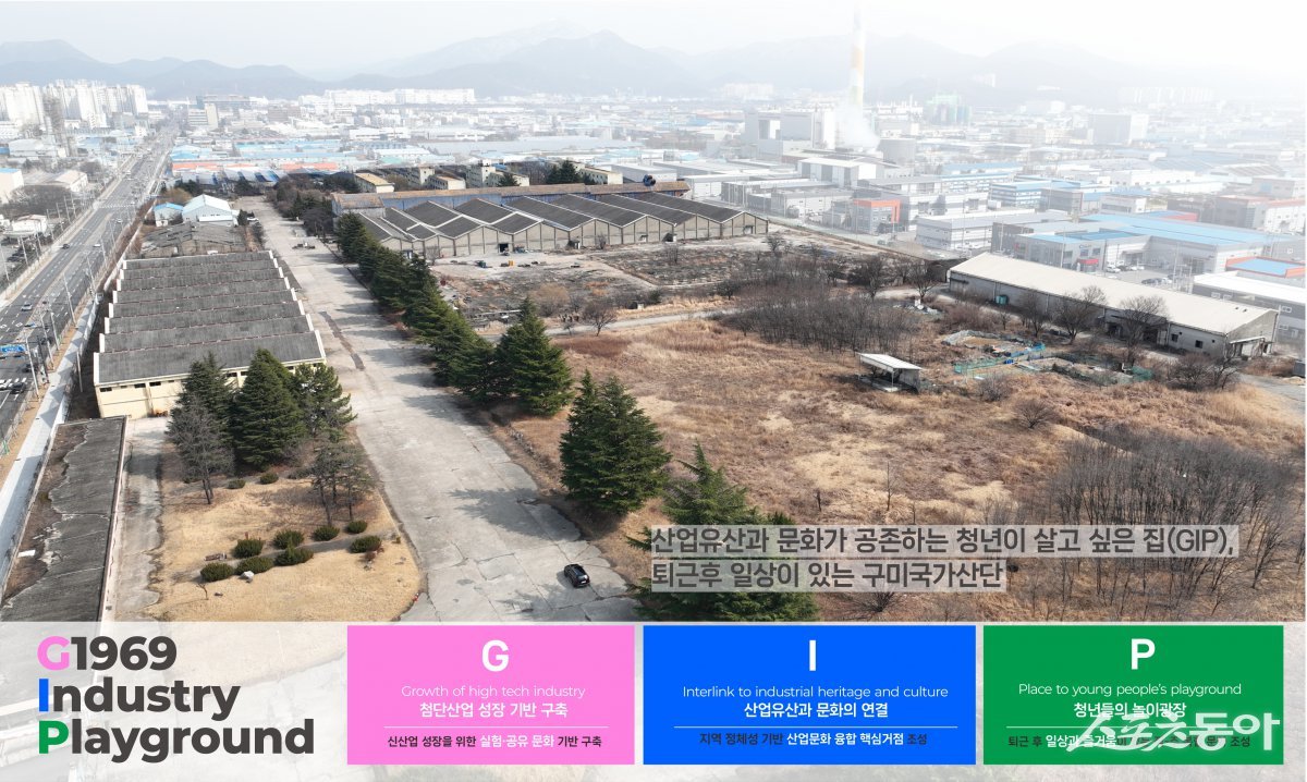 구미국가산업단지가 산업통상자원부·문화체육관광부·국토교통부가 범부처 합동으로 추진한 ‘문화선도산단’공모 사업에 최종 선정됐다. 사진은 문화선도산단 조감도. 사진제공ㅣ구미시