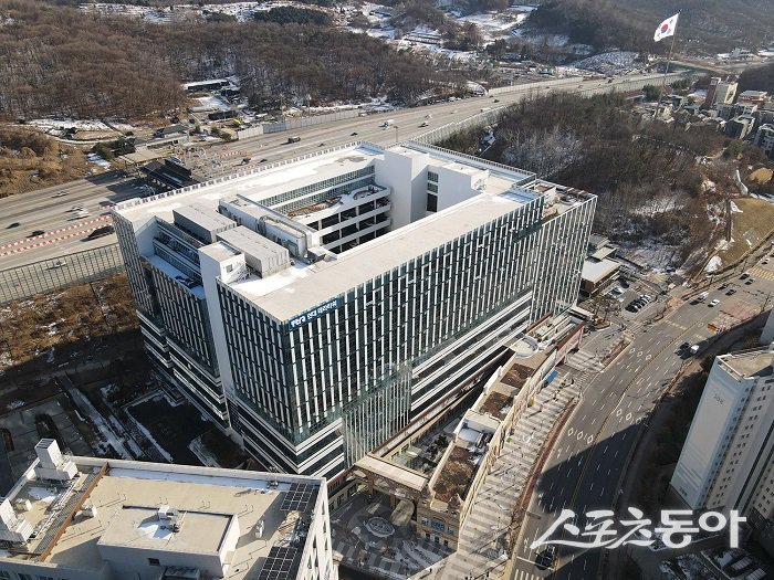 경기도 구리시 갈매동에 위치한 ‘현대 테라타워 구리갈매’ 지식산업센터의 모습.