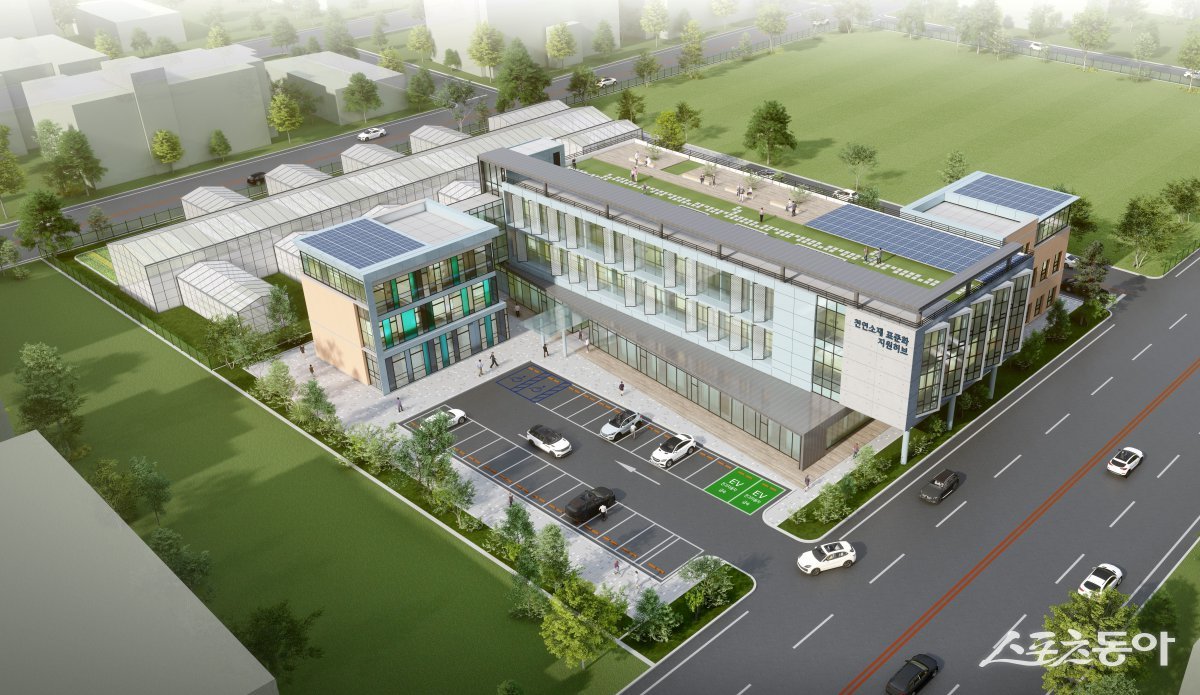 천연물소재 전주기 표준화 허브 조감도. 사진제공=전남도