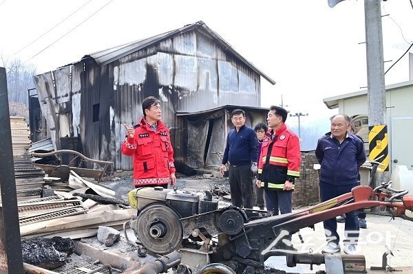 청송군, 피해 복구 총력. 사진제공 l 청송군