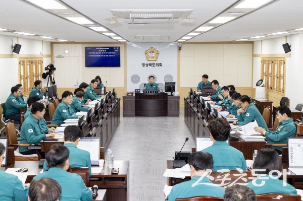 경상북도의회 예산결산특별위원회가 제1회 추가경정 예산안을 원안 가결했다. 사진제공 ㅣ 경북도의회