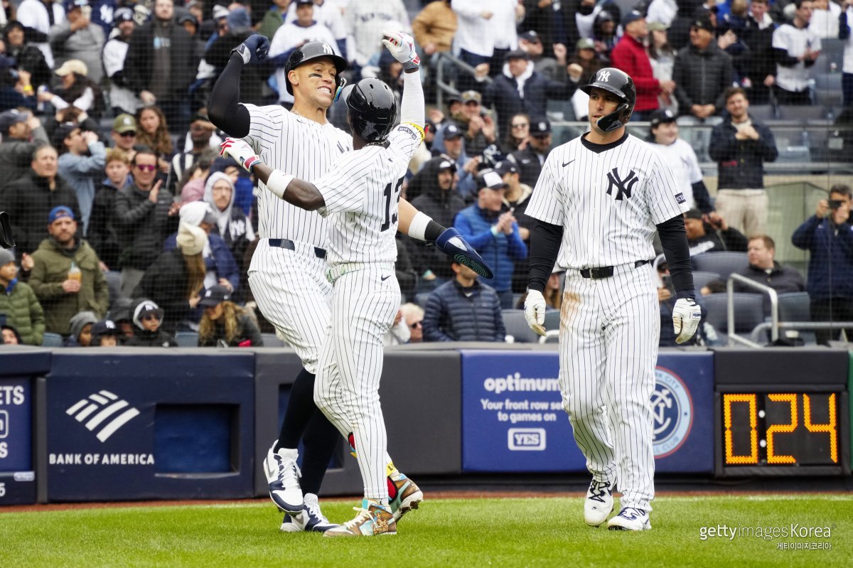 애런 저지-재즈 치좀 주니어-폴 골드슈미트. 사진=게티이미지코리아