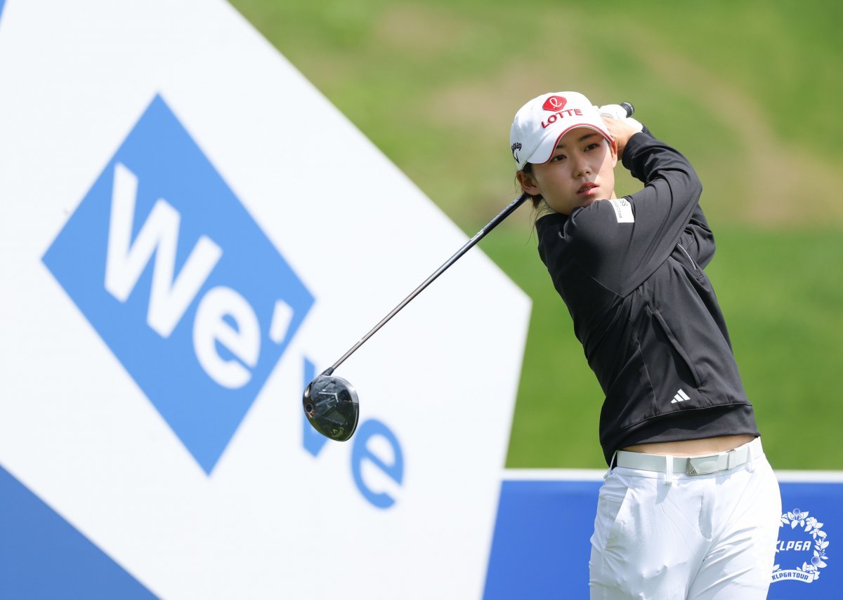 ‘파워랭킹 1위’를 차지한 황유민이 2025시즌 KLPGA 투어 국내 개막전 두산건설 We’ve 챔피언십에서 2연패를 노린다. 사진제공 | KLPGA