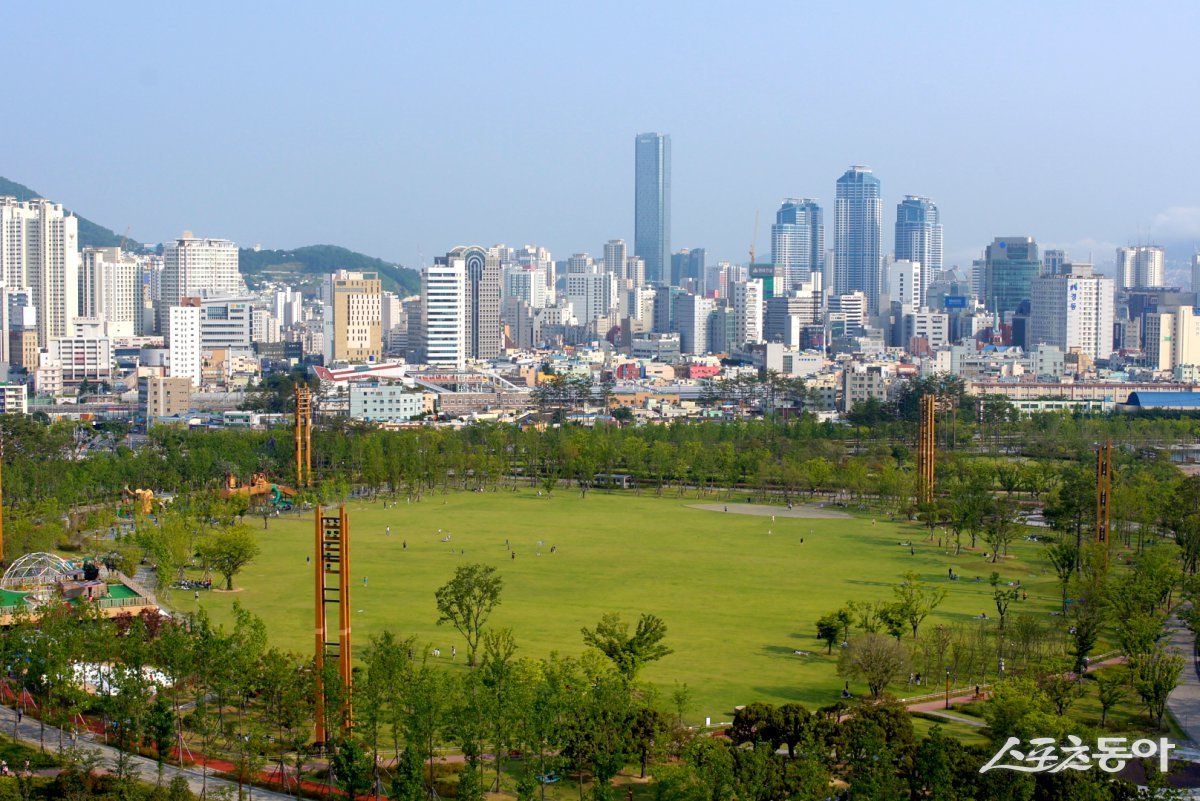 부산시민공원 전경. (사진제공=부산시설공단)