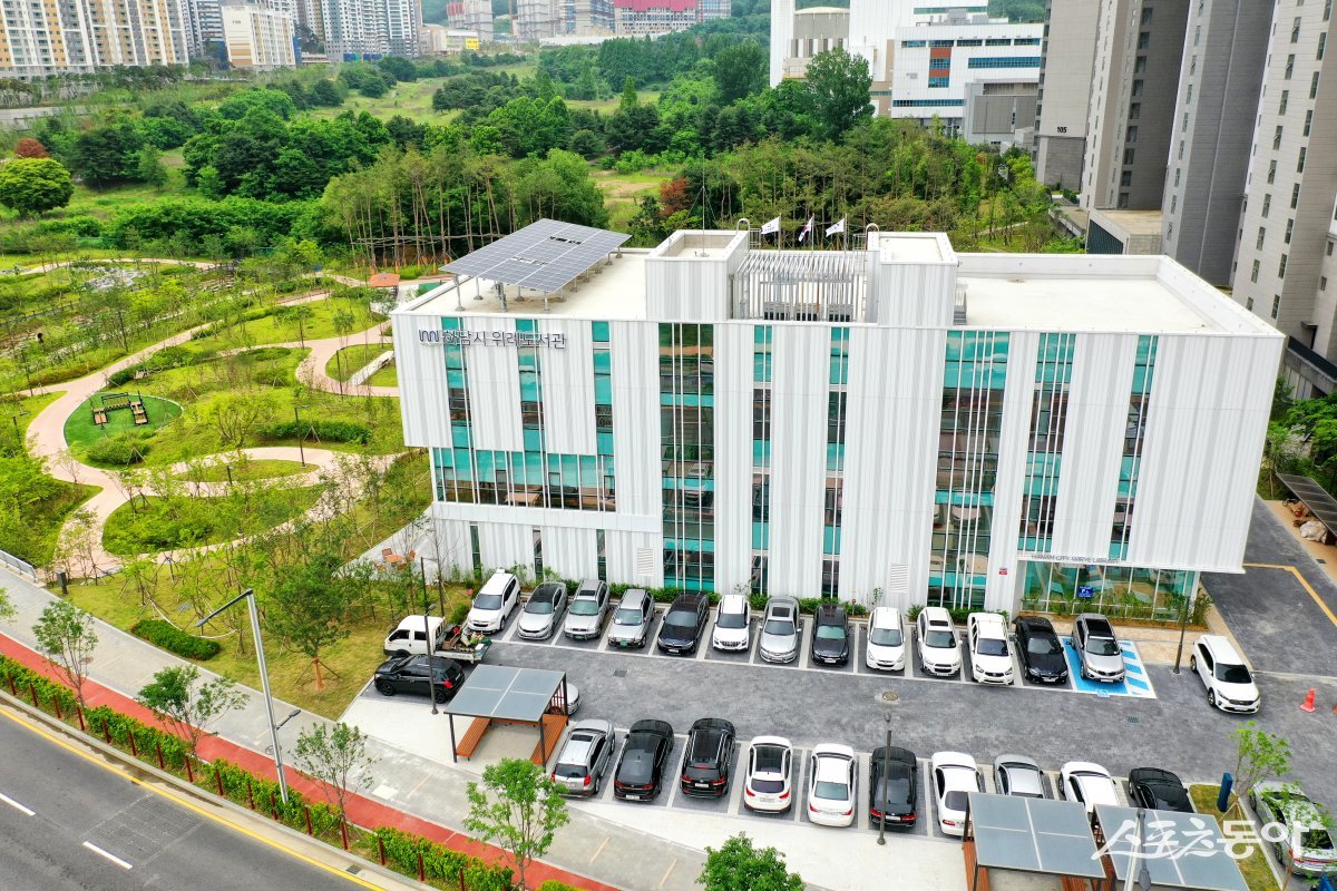 하남시위례도서관 전경. 사진제공|하남시
