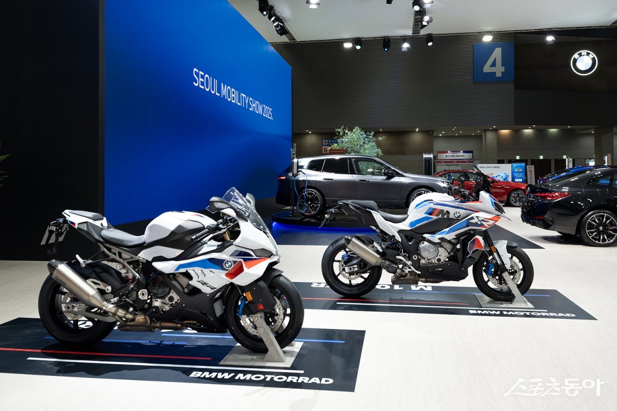 슈퍼 스포츠 모터사이클 ‘뉴 S 1000 RR’. 사진제공 |BMW 코리아