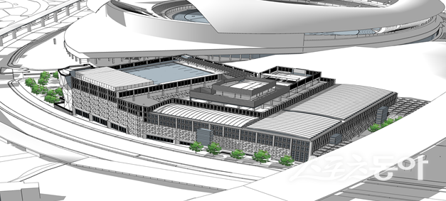용인특례시 반다비 체육센터 예상 조감도. 사진제공｜용인시