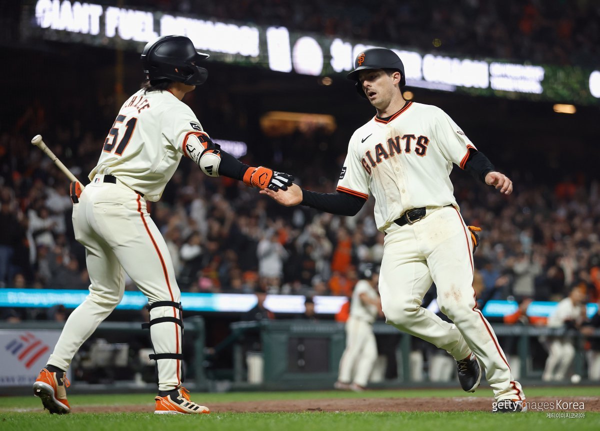 이정후-마이크 야스트렘스키. 사진=게티이미지코리아