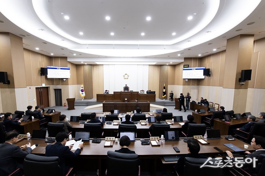 김포시의회, 본회의 전경. 사진제공|김포시의회